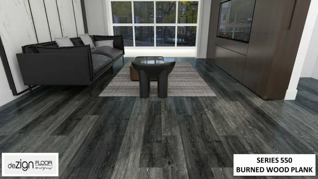 S550 BURNED WOOD PLANK